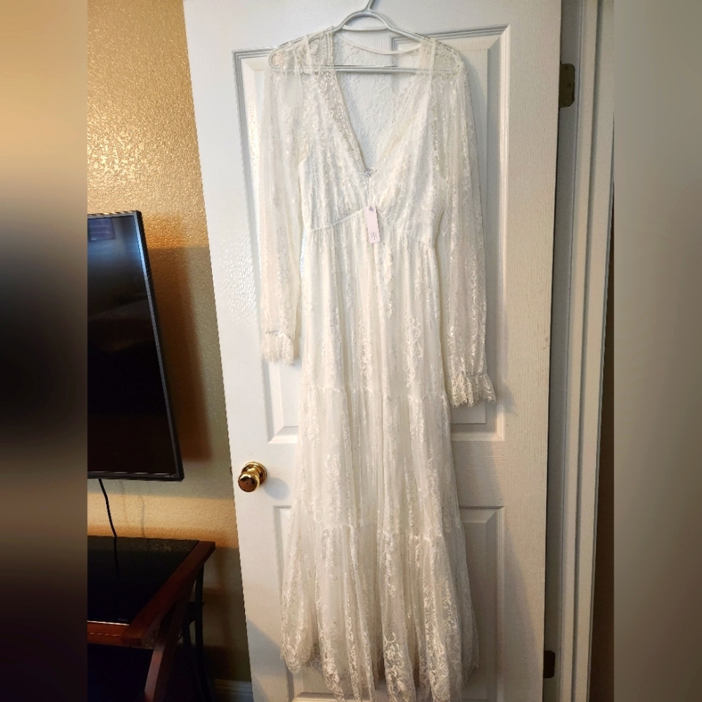 Baltic Born Gypsy Lace Maxi Dress - Size Large